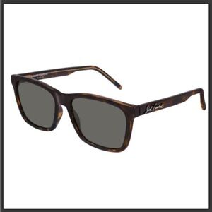 Saint Laurent Brown Tortoise Sunglasses SL318 002